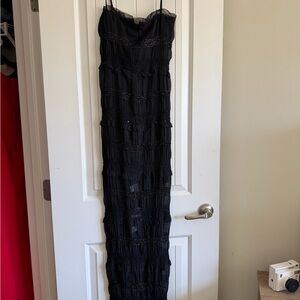 Brand New with Tags Commense Elegant Black Lace Detail Dress